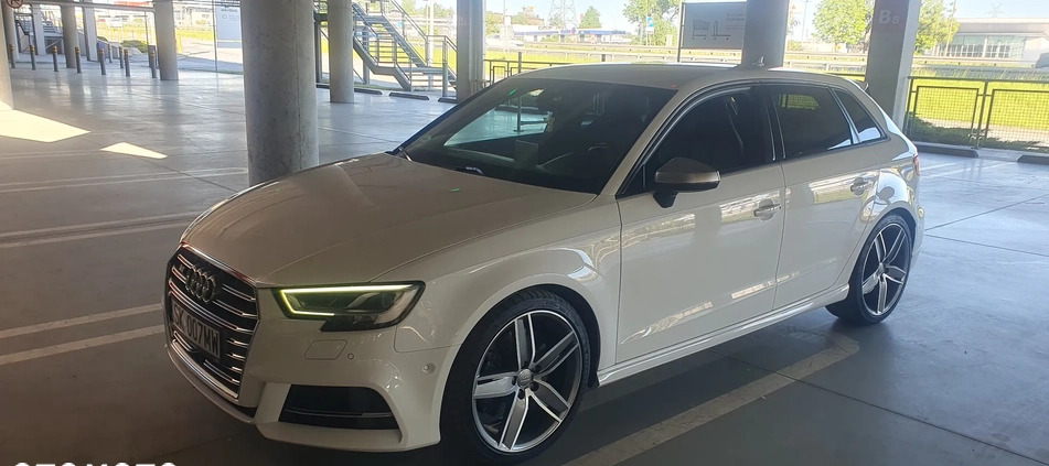 Audi S3 cena 114000 przebieg: 117000, rok produkcji 2018 z Katowice małe 121